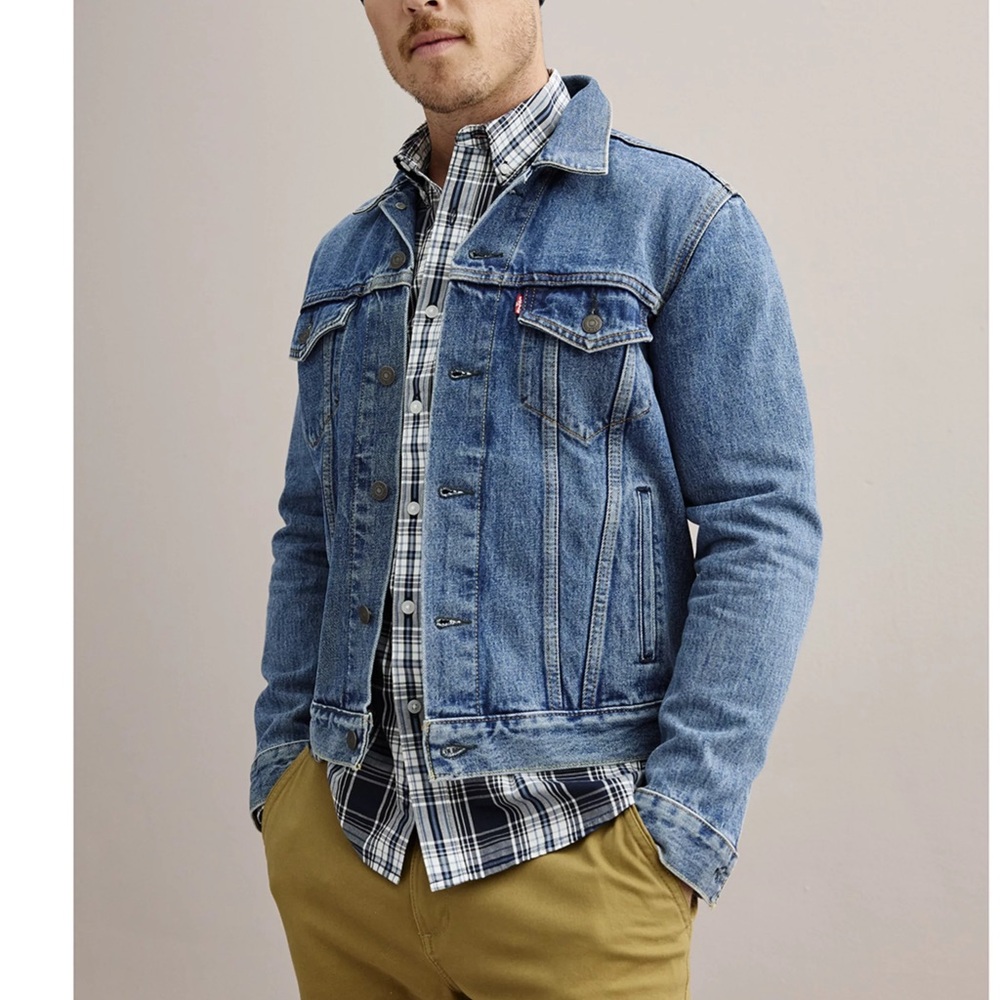 Levi's Blue Lightweight Denim Shirt Jacket